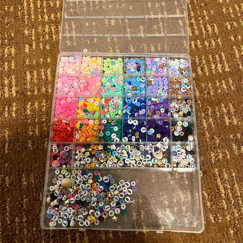Colorful Alphabet Bead Set